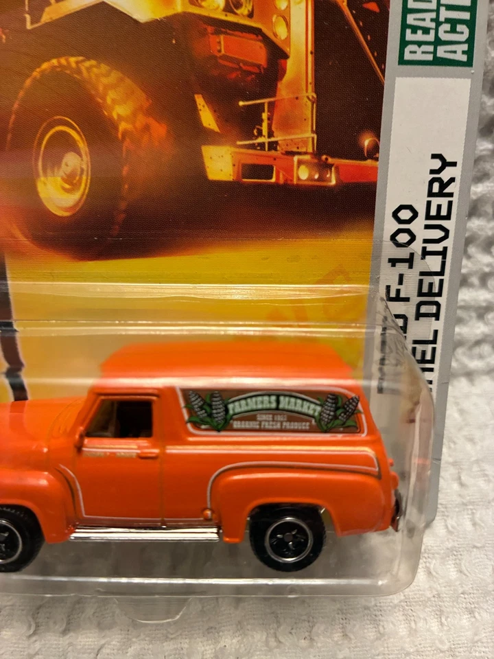 2007 Matchbox Ford F-100 Panel Delivery- Farmer's Market- Ready for Action 1:64 - Image 4 of 4