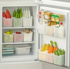 3 Piece BPA Free Clear Refrigreator Storage Box