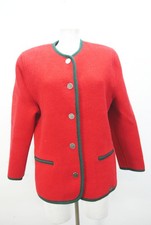 Giesswein Austria dicke warme Walkjacke rot neuwertig Trachtenjacke Gr.38