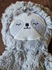 Original 14' Light Grey Sloth Slumberkins Spoon & Moon Made In USA Plush