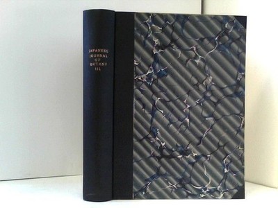 National Research Council of Japan  Japanese Journal of Botany Volume III (1926-