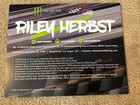 2020 RILEY HERBST SIGNED MONSTER ENERGY JGR 18 NASCAR XFINITY SERIES POSTCARD — photo 3