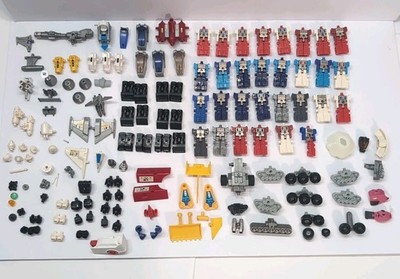 Vintage 1984 Takara Robotech Robolinks Force Figures & Parts Lot Of 100+ Pieces