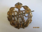 ROYAL AIR FORCE KINGS CROWN WW2 CAP BADGE