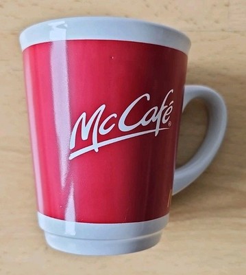 Mc Cafe Mocha Rocka Kaffeetasse Tee  Cup Becher Tasse Mc Donalds Rot 2010 Top