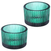 2 StüCk Teelichthalter, TeelichtgläSer Kerzenhalter Glas Kerzenhalter #8