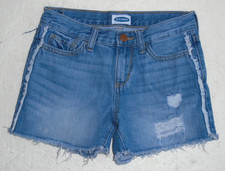Old Navy Distressed Denim Jean Shorts Girls Size 12