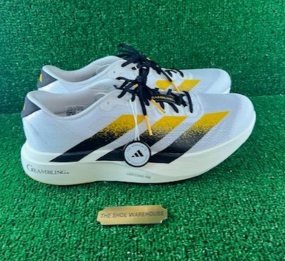 Men's Adidas Grambling State Tigers Adizero EVO SL Running Shoes JQ4575 Size 7
