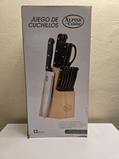 Alpine Cusine 13 Piece Knike Knife Block Set New In Box Never Used