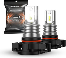 5201/5202 LED Fog Light Bulbs, Real 1:1 100 Successful Installation, 6500K Cool