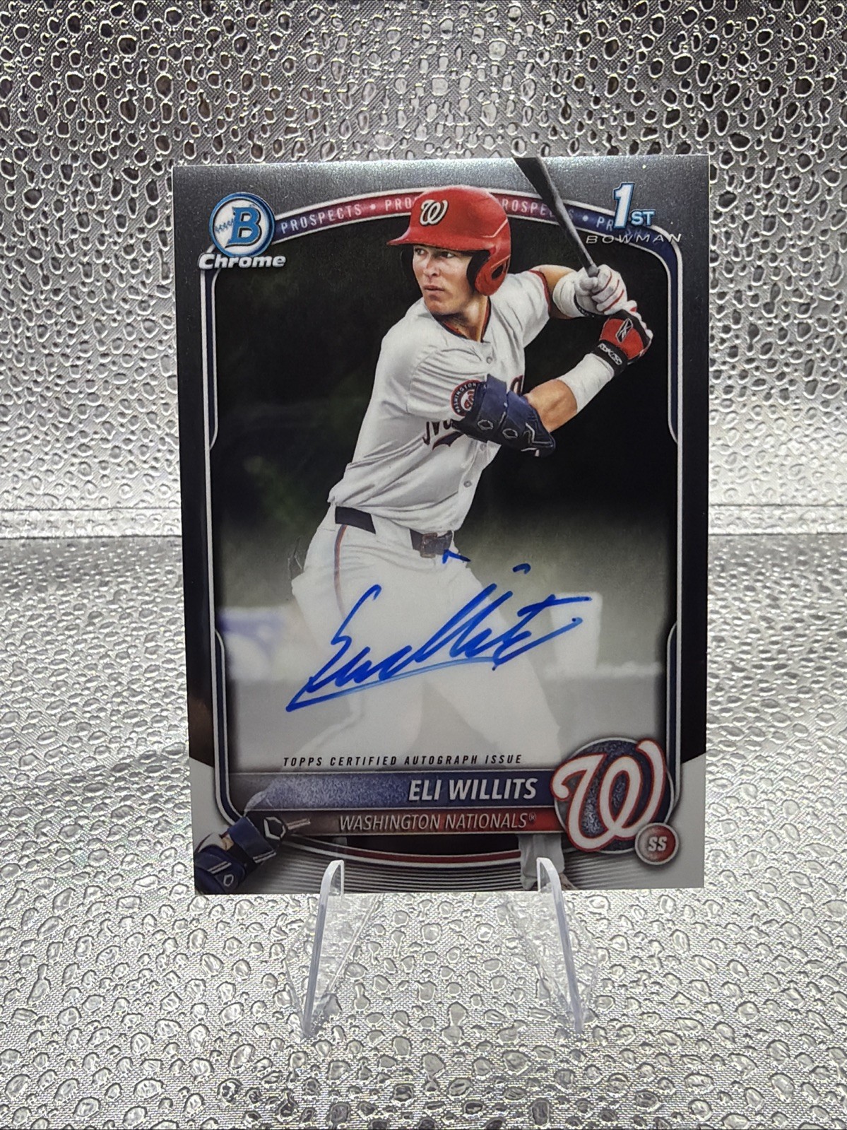 2025 Bowman Draft - Chrome Prospect Autographs Eli Willits #CPA-EW (AU, RC)