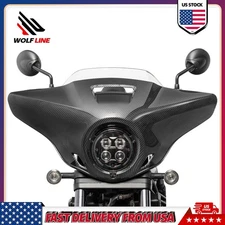 WOLFLINE Headlight Fairing Windshield &Bracket Fit Rebel 1100 CMX 21-2025 Clear