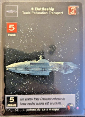 1999 Star Wars Young Jedi The Menace of Darth Maul #140 Battleship Unplayed