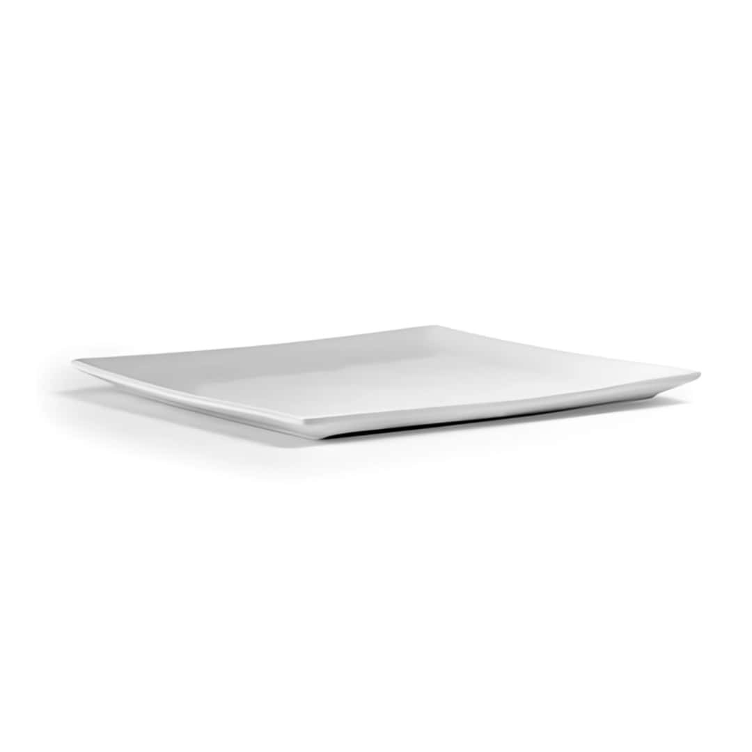Square Tray Purity White in Porcelain 21x21 cm - THE NEW ROOSTER