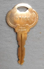 1 Key # B7100 for Winner International The Club Anti-Theft Steering Wheel Lock