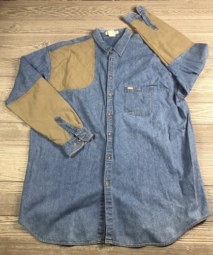 Blue Denim Vintage Hunting Shirt 