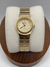 Vtg Oscar De La Renta Ladies 22mm Watch Swiss Gold Tone 236.902.104 - RUNS