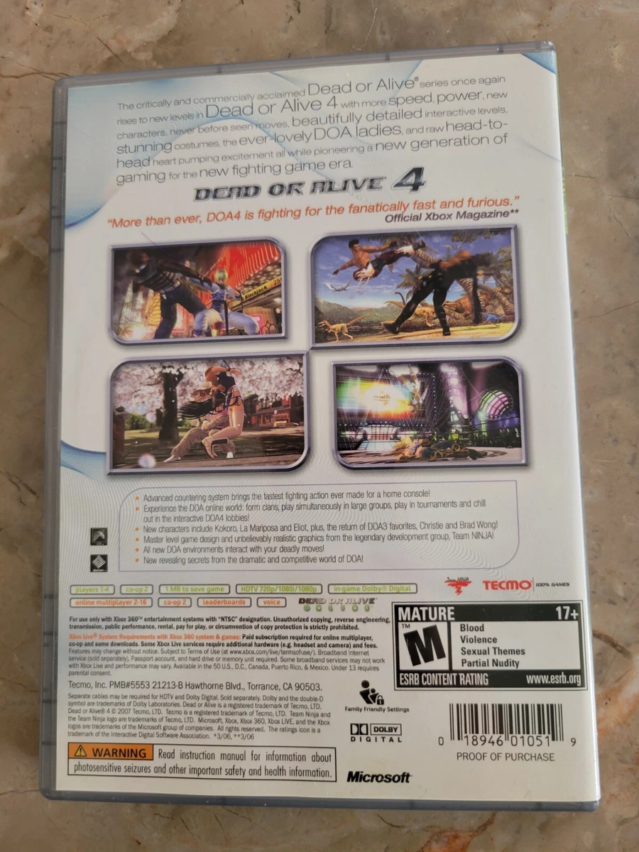 Dead or Alive 4 Platinum Hits