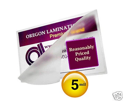 OREGON LAMINATION PREMIUM Small Menu 5 Mil Hot Laminating Pouches 11-1/2 x 17-1/2 [100/pack] Clear