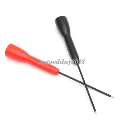 Neu 2 Stück/Set TP88 starrer hinterer Sondenstift, 2 Zoll Länge schwarz rot