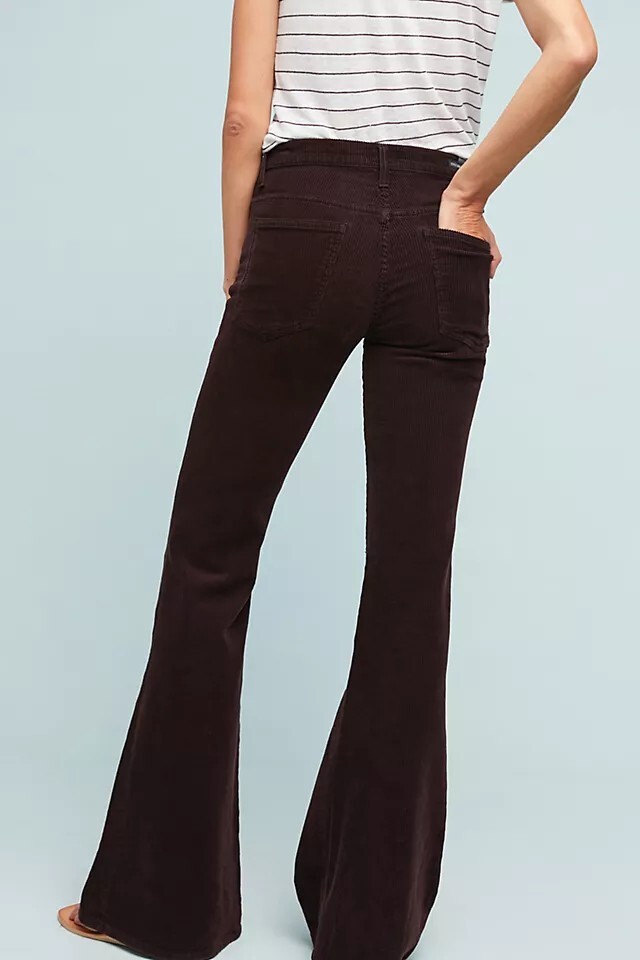 CITIZENS OF HUMANITY Chloe Mid- Rise Super Flare Jeans in Black; 32