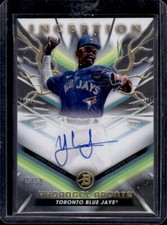 2023 Bowman Inception Baseball Yhoangel Aponte Gold Lightning Prospect Auto /50