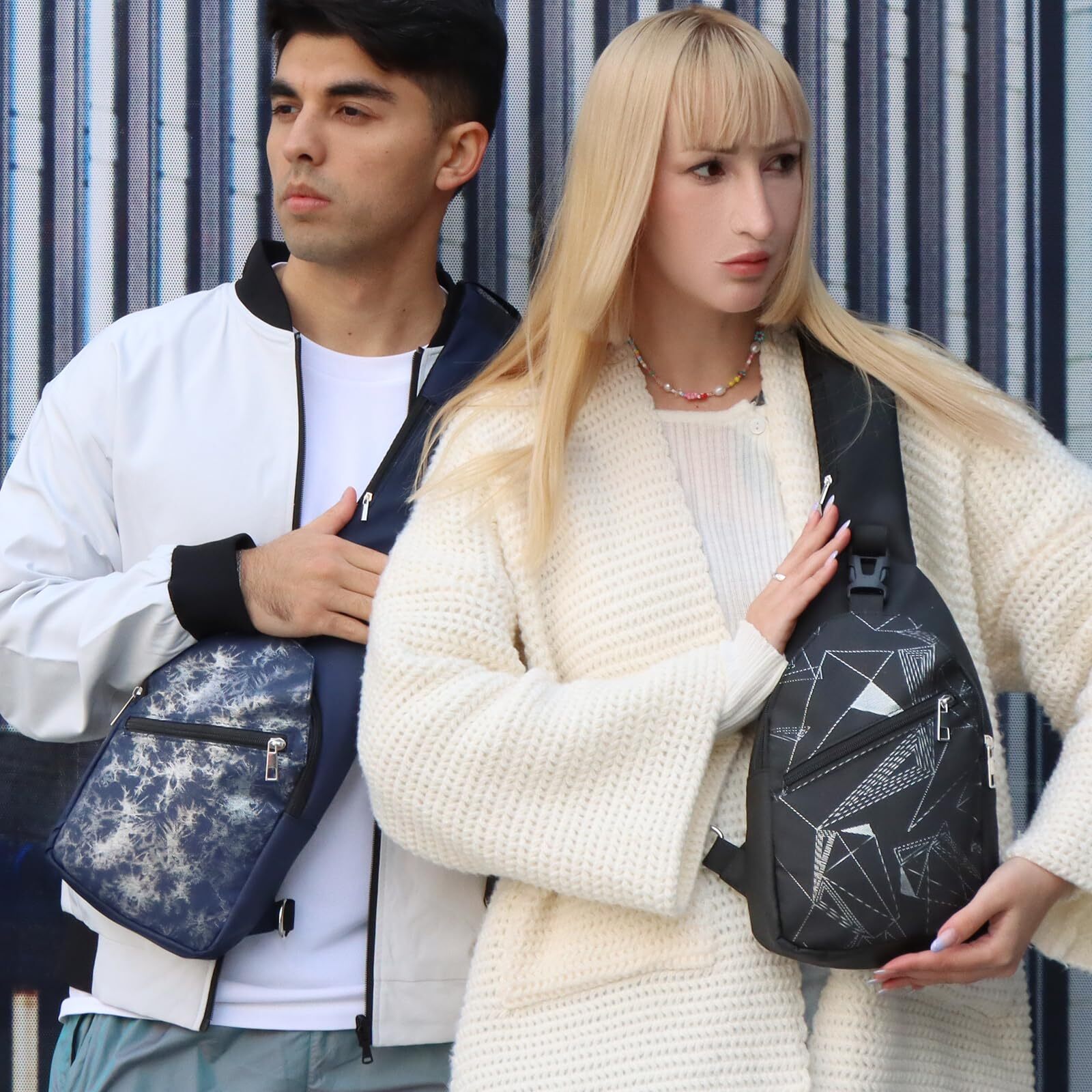 Sling Bag Backpack for Men & Women Crossbody Backpack Shoulder Bag Waterproof...