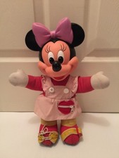 Vintage Disney Minnie Mouse Plush Stuffed Learn To Dress Me Educational 15"