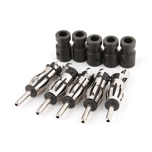 5pcs Auto Car Radio Male Aerial Plug Adapter Plastic Handle Connector
