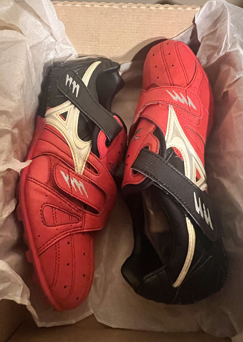 MIZUNO TOKYO MENS SPIKES VINTAGE COLLECTOR NEW IN BOX SIZE 8.5 Red Black Rare image 3