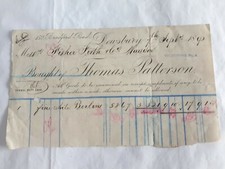 Victorian Ephemera Letterhead Dewsbury Thomas Patterson Alfred Green  Bradford