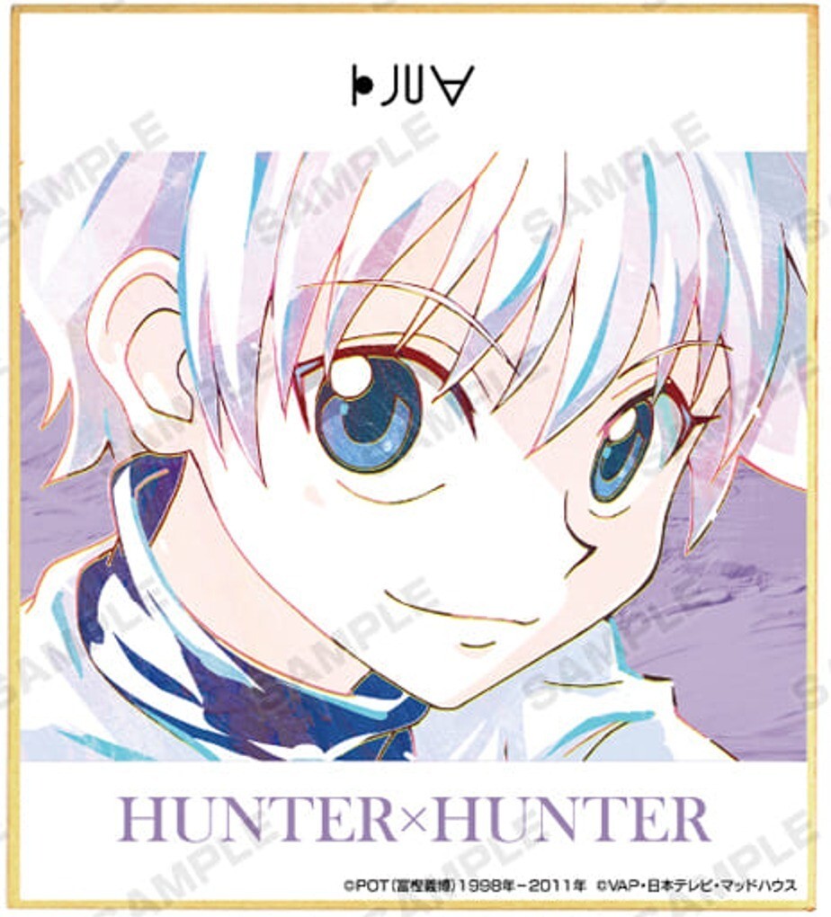 HUNTER HUNTER cute Killua Zoldyck Shikishi Card Japan toy