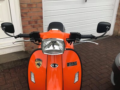 Bar End Mirrors Scomadi Royal Alloy TL GT GP TG 125 300 Black