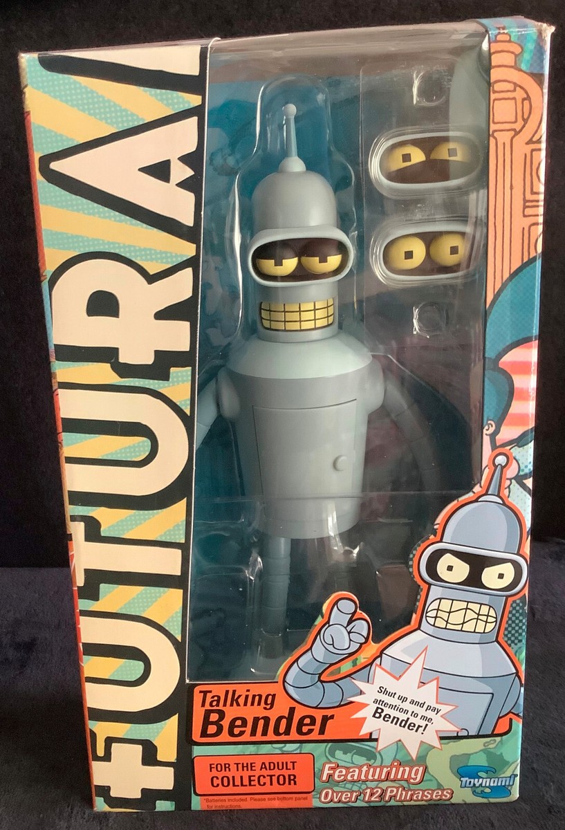 Futurama Toynami Talking Bender Action Figure | eBay