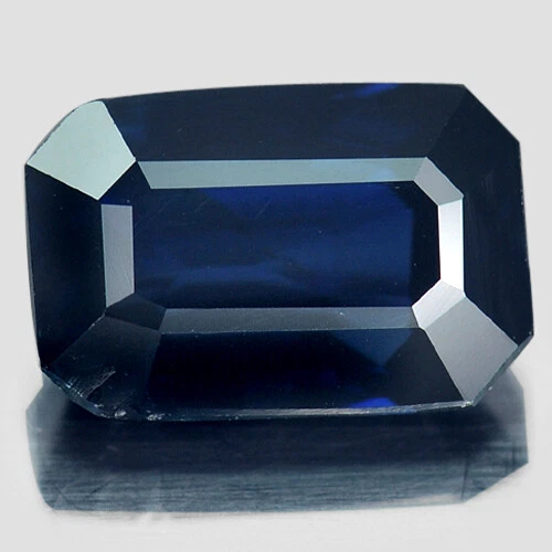 Blue Sapphire 2.30 Ct. Octagon 8.9 x 5.9 Mm. Natural Gem Thailand Heated Only - Image 4 of 4