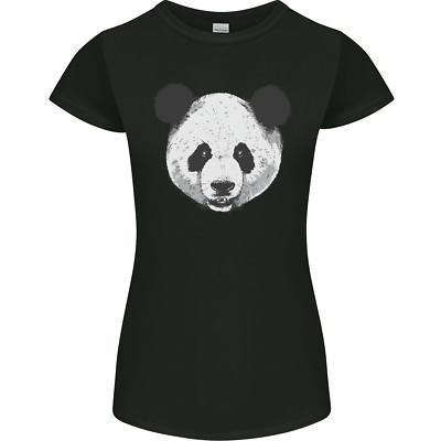 A Panda Bear Face Damen T-Shirt Petite Cut