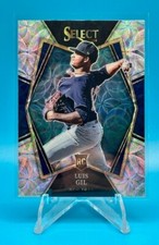 2022 Panini Select #111 Luis Gil Rookie Premier Level Cosmic Prizm Yankees