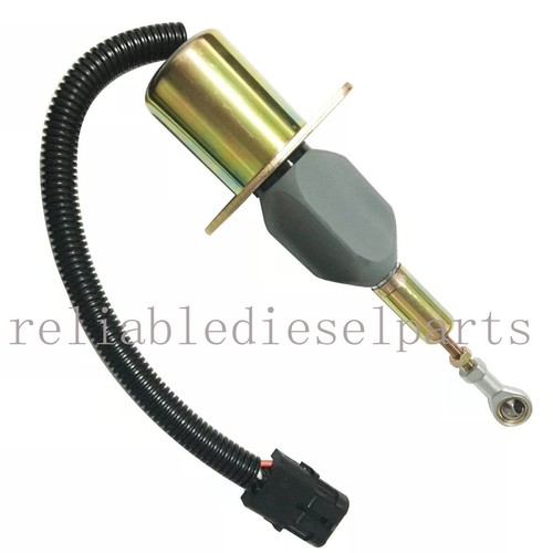 Stop Solenoid Valve For Cummins 6C Hyundai 335LC-7 3990773 SA-4932-24 - Picture 2 of 7