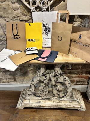 Konvolut Designer Shopping / Papiertüten - Ralph Lauren / Uggs / All Saints etc.