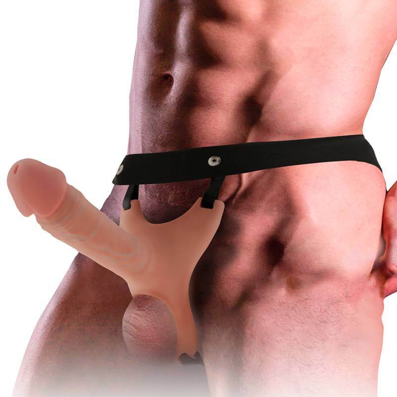 Intense - Hollow Strap-On Silicone Extender 16 X 3.5 CM