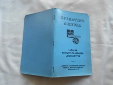 1600 HP FREIGHT-PASSENGER LOCOMOTIVE OPERATING MANUAL ALCO DIESEL-ELECTRIC GE