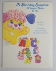 Vintage 1986 Popples Child’s A~B~C, 1~2~3 Birthday Paper Mobile - Unused