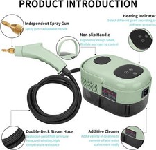 Handheld 2500W High Temp Pressurized Steam Cleaner Kitchen Home Cleaning Machine