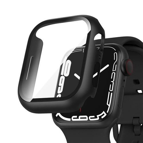 For Apple Watch Series 7 45MM Case Cover+3D Full Tempered Glass Screen Protector - Picture 48 of 74