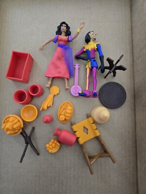 Lot 1995 Mattel Disney Hunchback of Notre Dame Gypsy Caravan Playset Other Parts