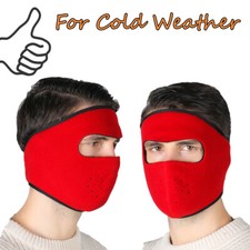 Skiing Balaclava Windproof Fleece Thermal Winter Full Face Mask for Cold Weather