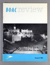 BOAC REVIEW AIRLINE STAFF MAGAZINE AUGUST 1964 B.O.A.C. KARACHI PAKISTAN   