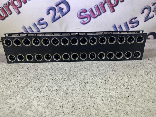 Neutrik XLR 30 Male 3 PIN Port And 30 Female 3 Pin Port Panel - Picture 3 of 5
