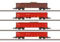 MäRklin 82542 Spur Z Set Hochbordwagen Eanos Db Ag V 4Tlg. - Schrottzug Neu/Ovp