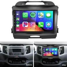 2+32GB For KIA Sportage 3 2010-2016 9" Android 13 Car Stereo Carplay GPS Radio